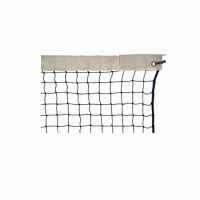 сетка для большого тенниса ?=2,2 мм, зелёная, обшитая капроном с 4-х сторон м368т