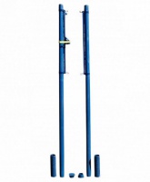 стойка волейбольная для улицы со стаканами и заглушками и механизмом натяжения, универсальная м398в