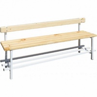 скамья для раздевалок zso со спинкой