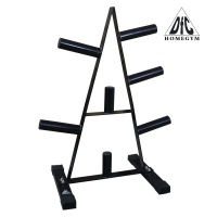 стойка под диски dfc homegym ra002, 50 мм, а-образная, на 7 позиций, черная