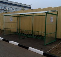 навес с велопарковкой stolz