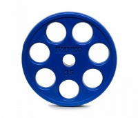 олимпийский диск d51мм ivanko roezh-20kg синий