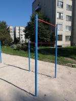 турник уличный "фаворит" двойной apolonsport