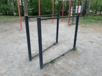 брусья уличные конусные apolonsport