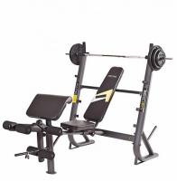 скамья силовая со стойками hasttings hastdual pro