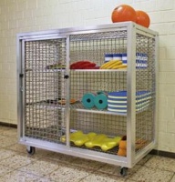 тележка для хранения инвентаря haspo алюминий, на колёсиках мини 924-429