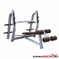скамья для жима штанги отрицательная pangolin 6043