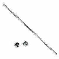 гриф хромированный 1,7 м 30 мм, замок кольцевая гайка dfc rb67t-30