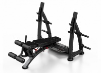 олимпийская скамья marbo для жима под углом mf-l008