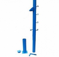 стойки для большого тенниса спортивные технологии со стаканами, крышками и механизмом натяжения 2шт.