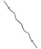 гриф для штанги bb-101 ez-образный, d=25 мм, 120 см