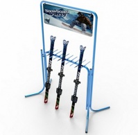 стойка для временного размещения горных лыж ст-122