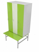 шкаф-скамейка для раздевалок лдсп glav 10.2.13