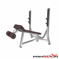 скамья для жима штанги отрицательная pangolin 8043
