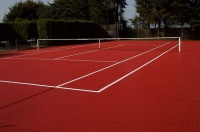 стойки для большого тенниса polsport овальные с механизмом натяжения 2шт.