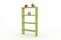 стеллаж для мячей 101х26х166см