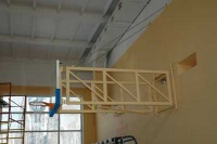 ферма для баскетбольного щита atlet настенная складная вынос 1,2 м imp-s1.2