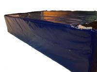 мат для шорт-трека стандарт 2х1,2х0,3 (спец. тент, липучки, люверсы)