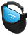 гиря мягкая неопреновая db-601, синяя, 8 кг