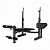 скамья со стойками tunturi pure weight bench