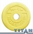 диск обрезиненный titan 26 мм 1,25 кг. желтый 
